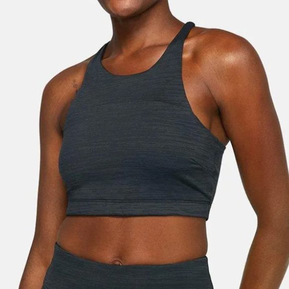Outdoor Voices - Move Free Crop Top - Size S- Color: Night - Picture 1 of 4